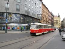 Havlíčkova Ecke V Celnici, Fahrtrichtung Královka