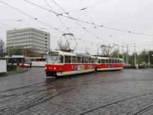 Abfahrt von der H Palmovka, Fahrtrichtung Bílá Hora