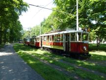 Tw 412 (Bj 1920) in der Schleife Výstaviště Holešovice