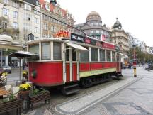 Cafe Tramvaj 11 auf dem Václavské náměstí (Wenzelspl)