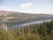 Ausblick auf den Donner Lake am gleichnamigen Pass