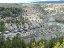 neben dem Colorado River zwischen McCoy und Dotsero