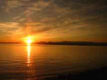 Sonnenuntergang am Lake Washington