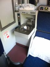 Roomette im Viewliner - mit WC und Waschbecken in der Kabine