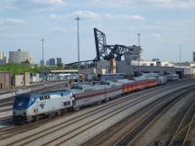 historische California Zephyr Dome Cars (vorderen 2 Waggons)