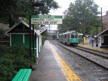 Green Line Branch D Station Brookline Village