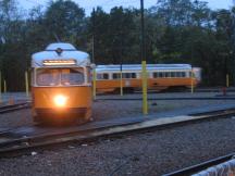 Mattapan High Speed Trolley an der Endstelle Mattapan