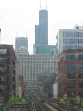 Franklin St, Blick Richtung Süden zum Merchandise Mart