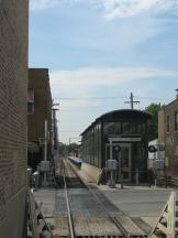 Station Kedzie, Blick Richtung Westen