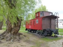 Chicago, Burlington & Quincy Railroad im McPhelemy Park in Buena Vista, CO