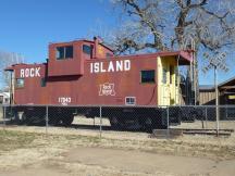 Chicago, Rock Island & Pacific Railroad im Canadian River Museum in Geary, OK
