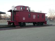 Choctaw, Oklahoma & Gulf Railroad im Route 66 Museum in Elk City, OK