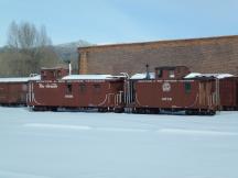 Denver & Rio Grande Western Railroad am Bf in Chama, NM