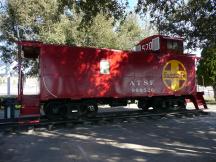 Atchison, Topeka & Santa Fe Railway im Locomotive Park in Kingman, AZ