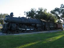 Lok #3759 der Atchison, Topeka and Santa Fe Railway (Bj 1928) in Kingman, AZ