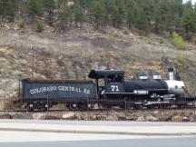 Lok #71 der Colorado Central (Bj 1897) in Central City, Colorado