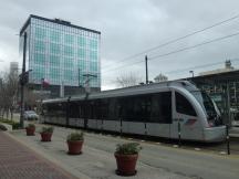 Red Line an der Station Downtown Transit Center