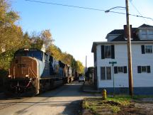 Street Running auf der Main St in West Brownsville, PA