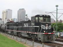 Güterzug der New Orleans Public Belt Railroad in New Orleans