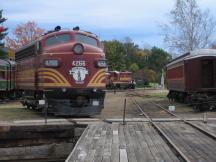 Drehscheibe am Bahnhof North Conway