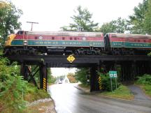 Brücke über die River Rd, nördlich des Bahnhofs North Conway