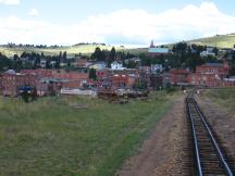 Ausblick auf die Ortschaft Cripple Creek