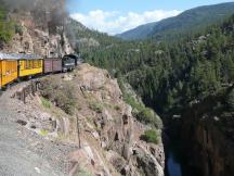 beeindruckender Abschnitt, rechts unten der Animas River