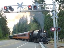 erster BÜ über die SR706 (Mt Rainier NP - Elbe)