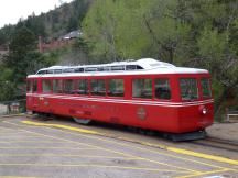 Tw15 (Bj 1963 von der SLM, Schweiz) am Talbahnhof in Manitou Springs, Colorado