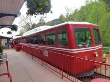 Tw18 (Bj 1976 von der SLM, Schweiz) im Talbahnhof in Manitou Springs, Colorado