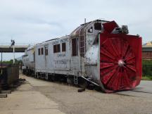  OWR&N 900061, Bj 1912, abgestellt in 1978 als einer der letzten Dampfschneeschleudern