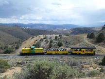 zwischen Gold Hill und Virginia City