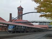 Empire Builder an der Union Station in Portland, OR