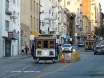 Powell St mit Vorsortierungsweiche zur Trennung Hyde von Mason Line