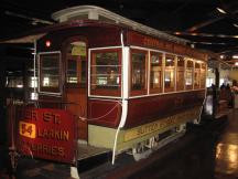 historische Cable Car im Cable Car Museum & Powerhouse